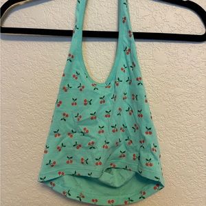 Cherry Halter Top